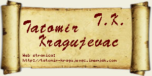 Tatomir Kragujevac vizit kartica
